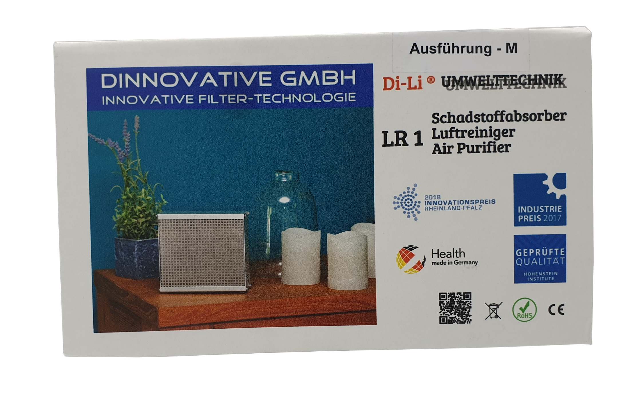 Luftreiniger LR1-M, medizinisch, für Räume bis 12qm, Verpackung 2