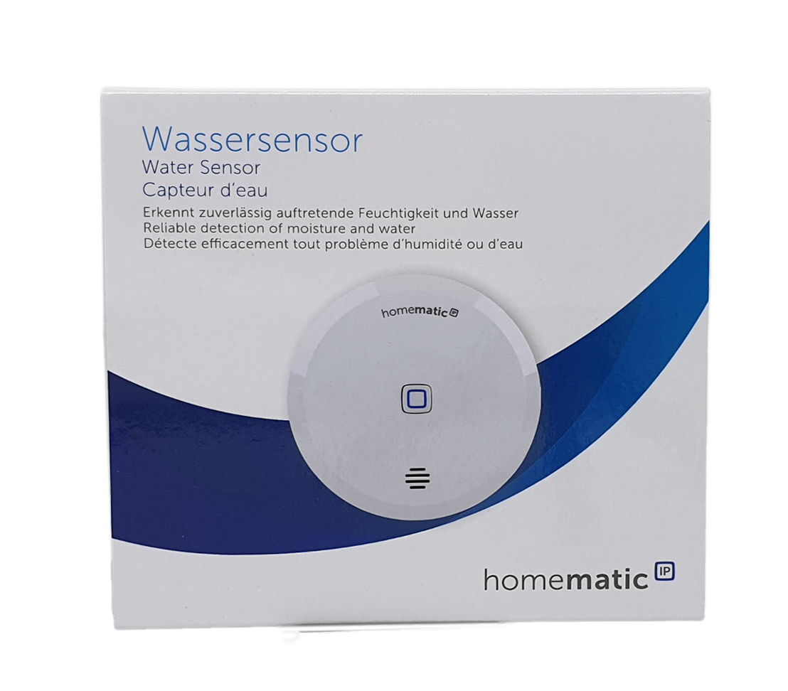 Homematic IP Wassersensor HMIP-SWD, Verpackung, Vorne