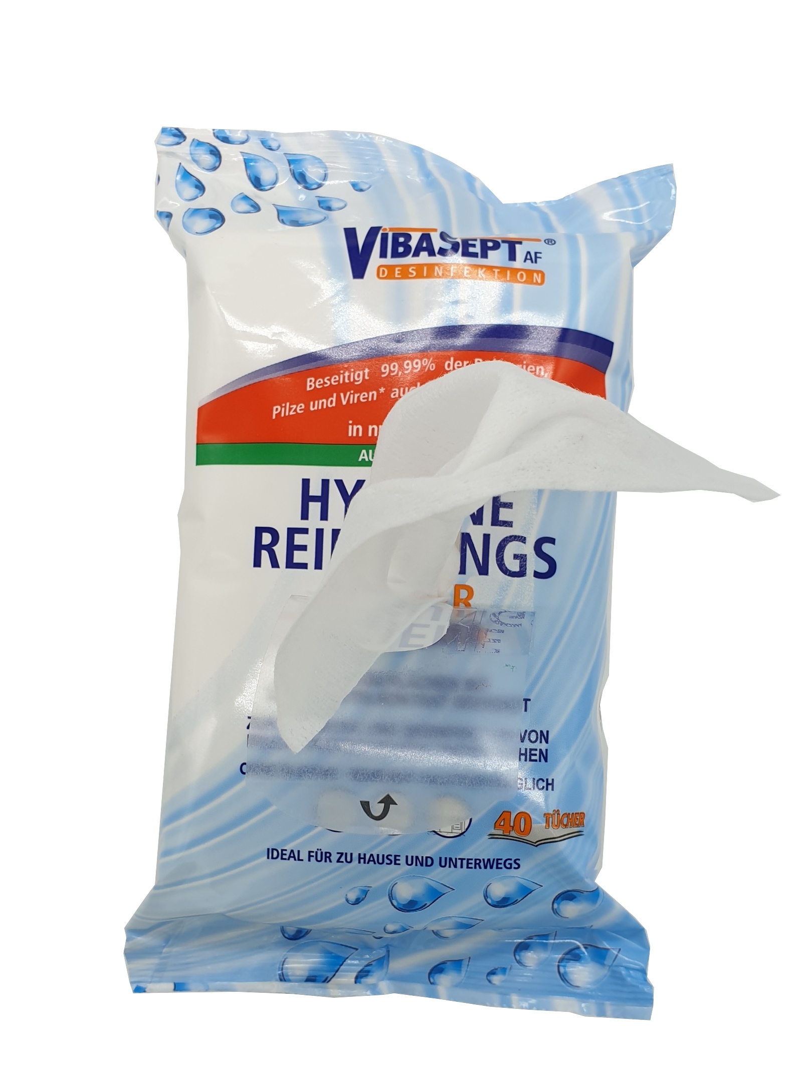 Vibasept Hygiene Reinigungstücher, desinfizierend, Offen 1