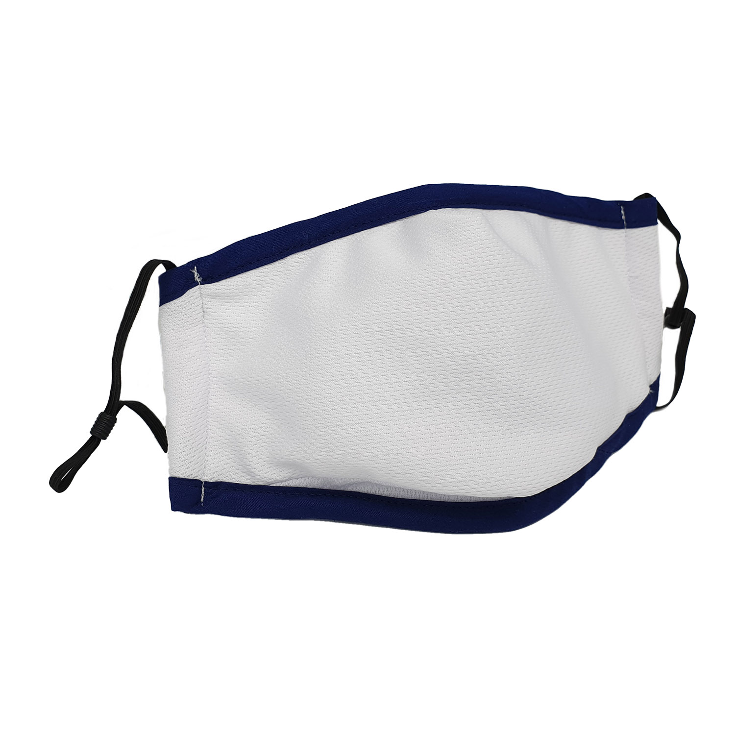 KAVOR Maske NXT, weiß mit dunkelblauem Rand