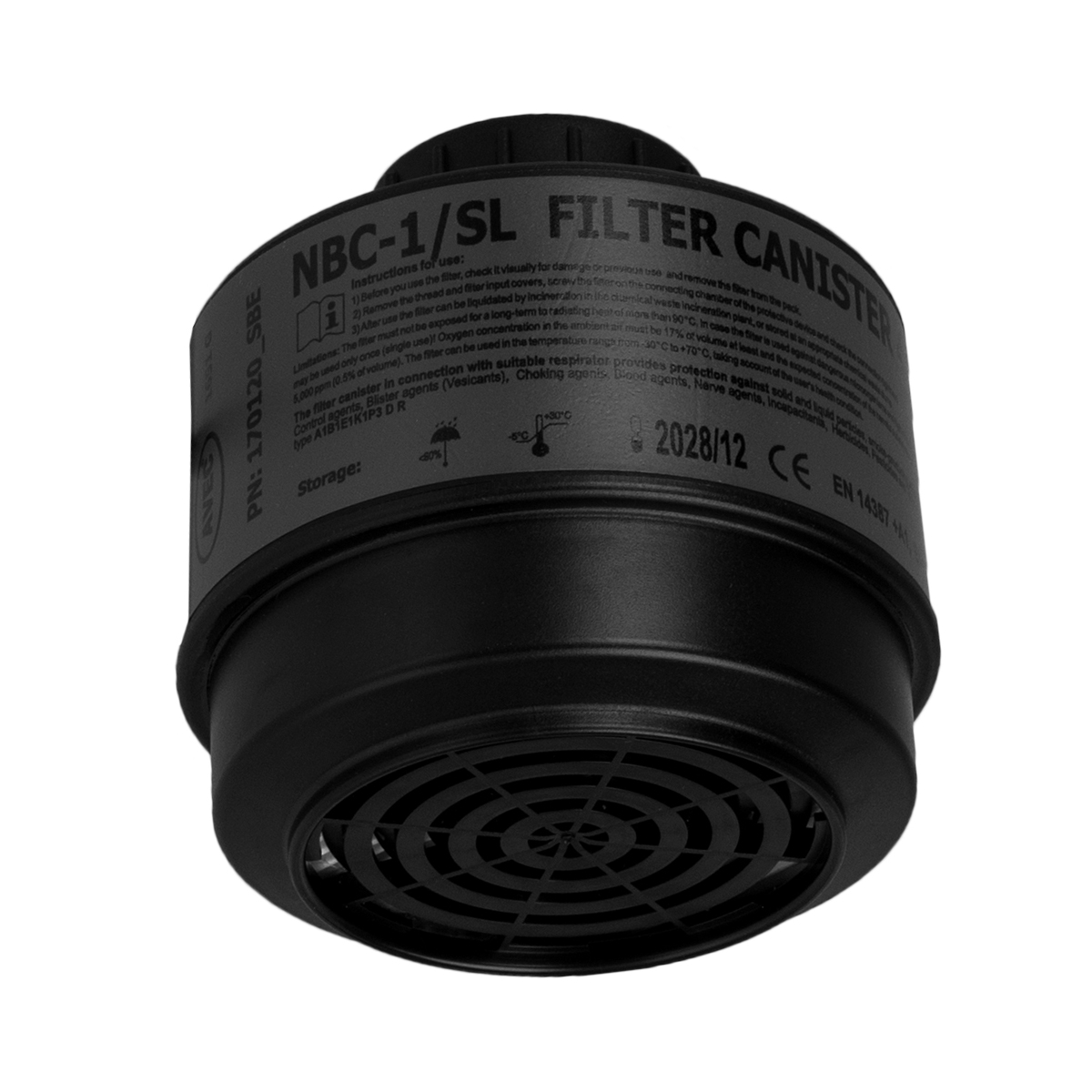 ACE Vollmaske CM-6, ABC Zivilschutz-Filter, Filter