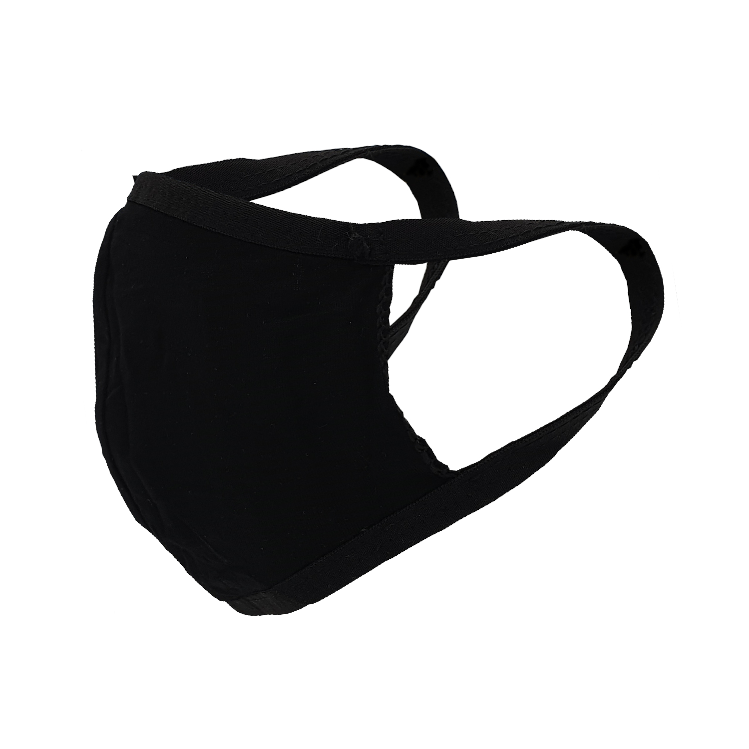 Mund-Nase-Maske Typ II, wiederverwendbar, 2x Aktivkohle-Filter, Seitenansicht