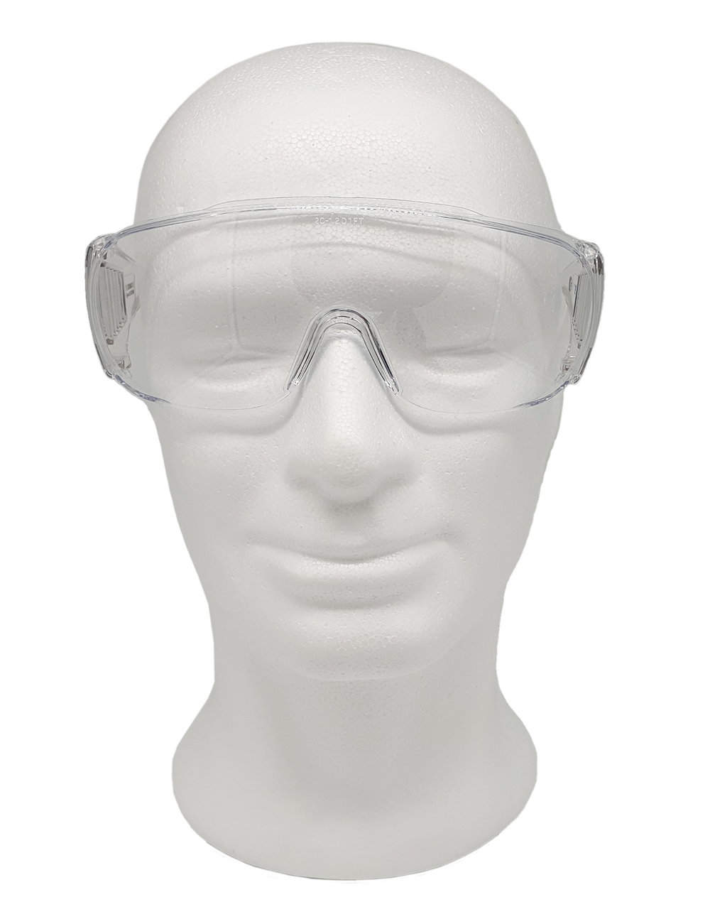 Dräger Schutzbrille, Beispielanwendung, Ansicht vorne