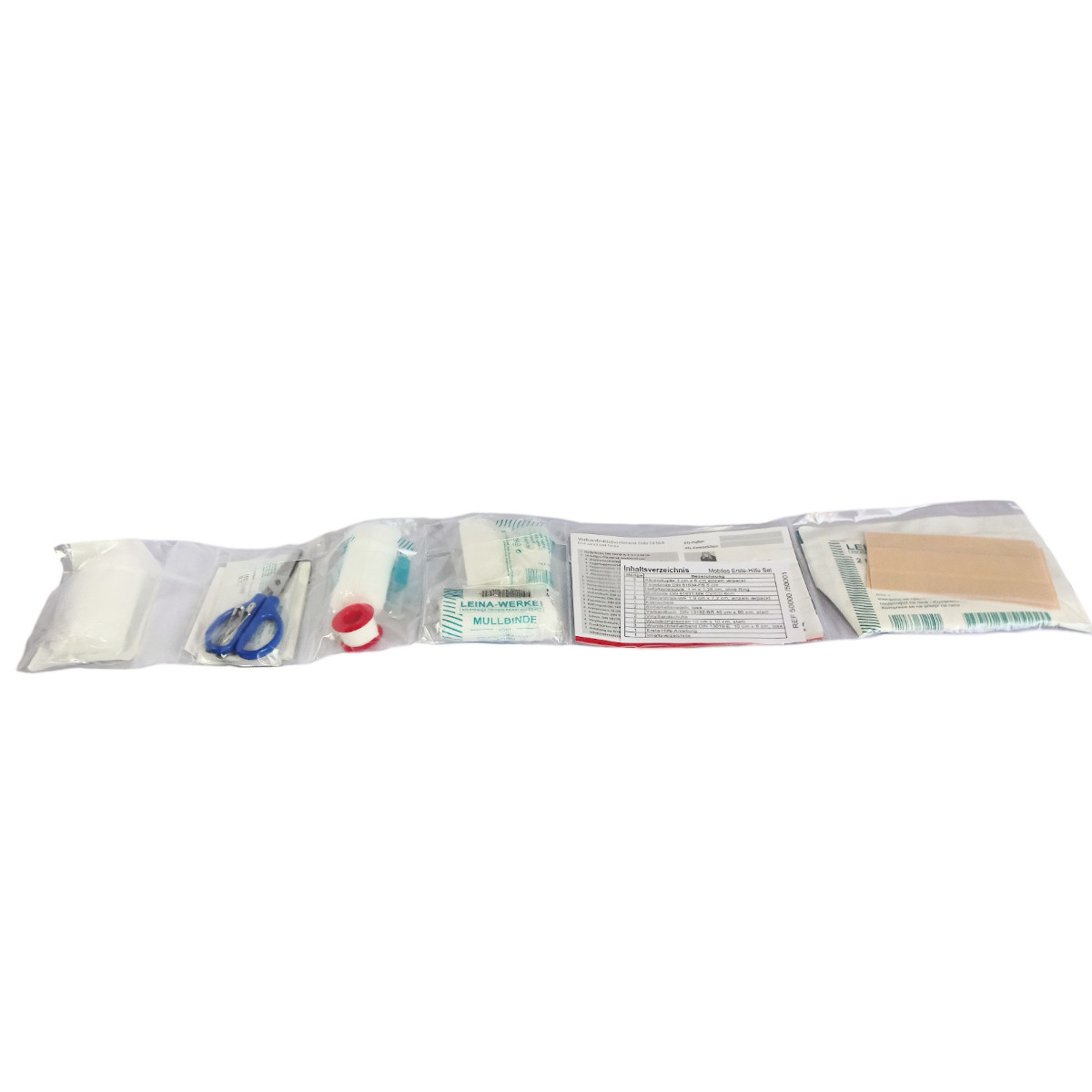 Erste-Hilfe-Set, 24-teilig, Nylon, rot, Inhalt