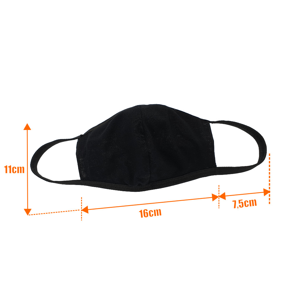 Mund-Nase-Maske Typ I, wiederverwendbar, Wechselfilter 2x, Abmessung