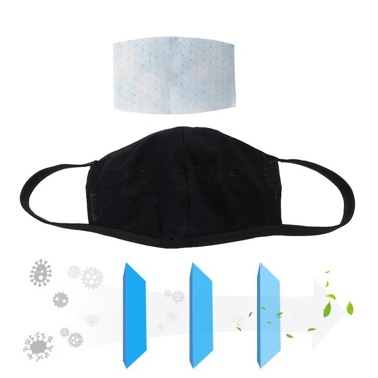 Mund-Nase-Maske Typ I, wiederverwendbar, Wechselfilter 2x, Filterfunktion