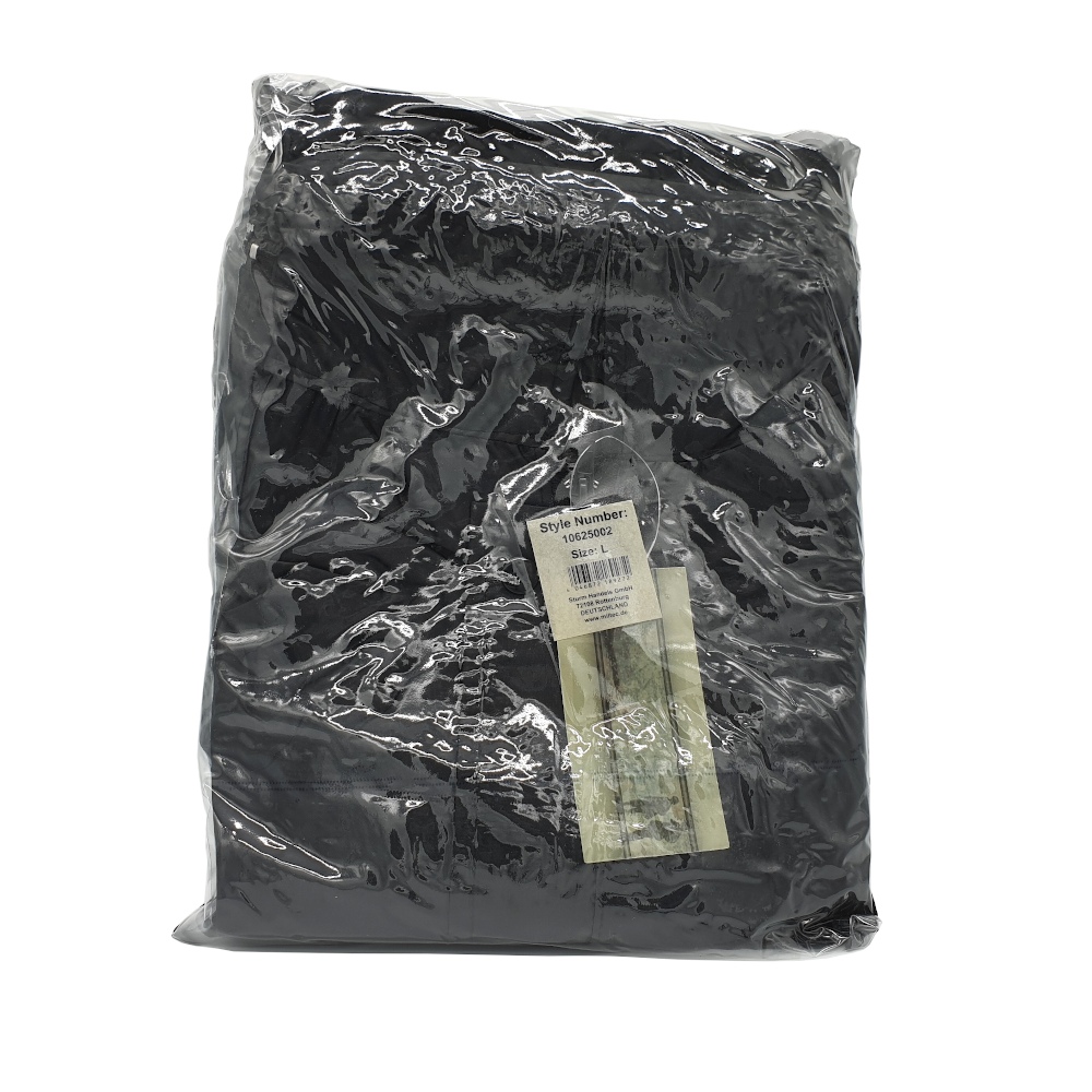 Regenanzug, 2-Teilig, schwarz, Verpackung Vorne