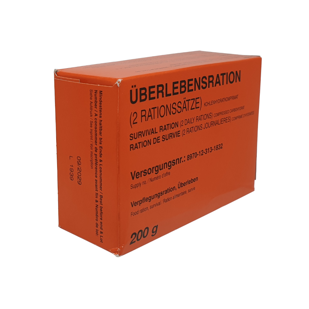 BW Überlebensration - Sehr lange haltbar, Vorderseite 2