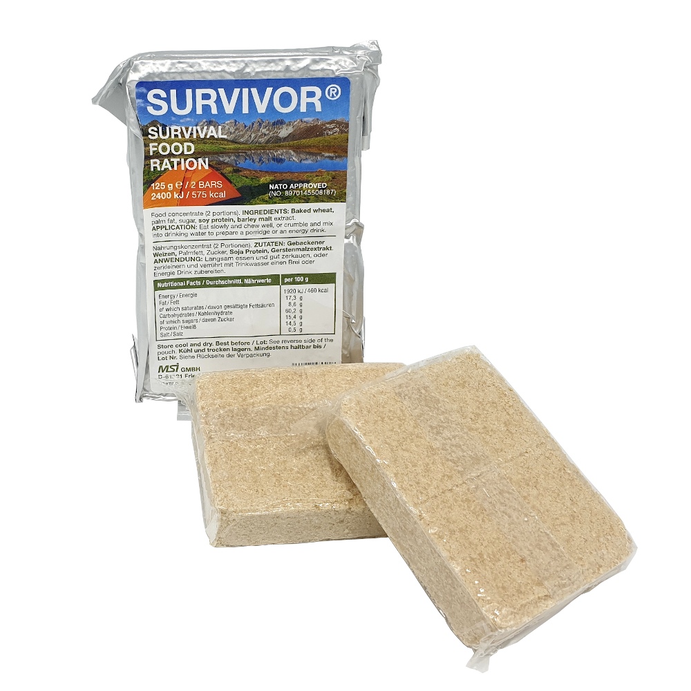 SURVIVOR Notration, 20 Jahre haltbar, Vorderseite 1