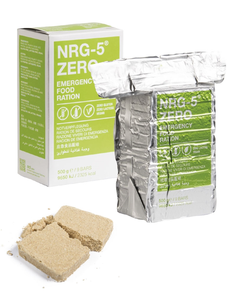 Notration NRG-5 Zero - 500g Packung, Inhalt