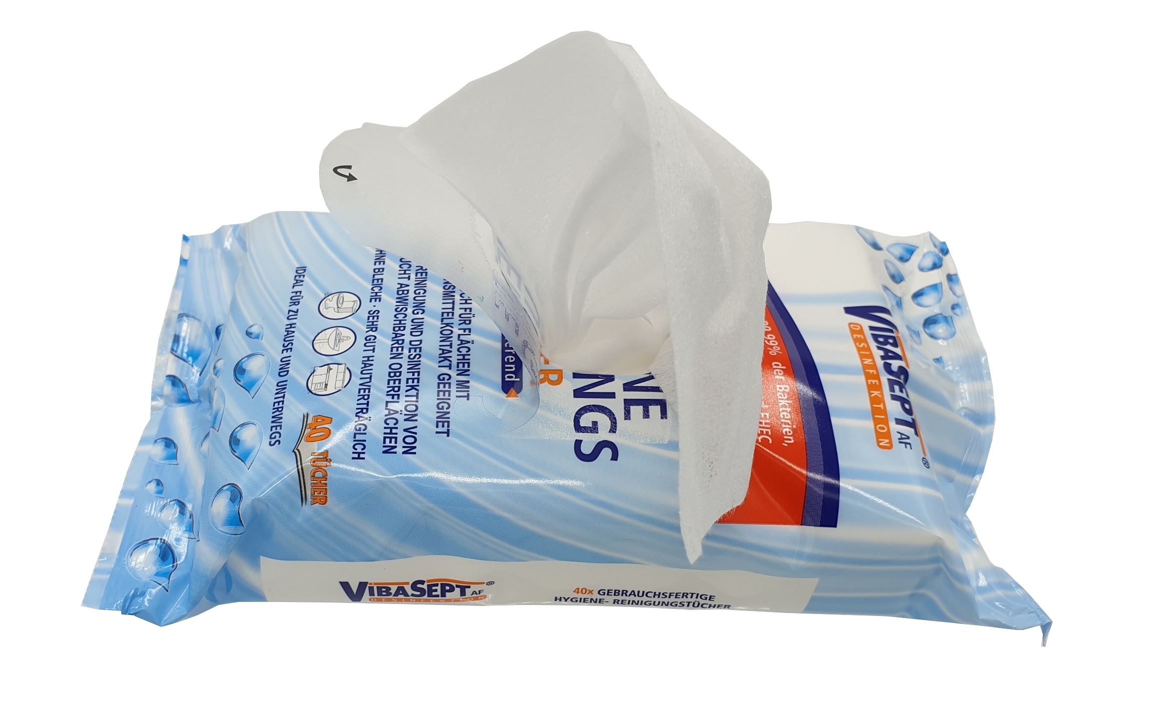 Vibasept Hygiene Reinigungstücher, desinfizierend, Offen 2