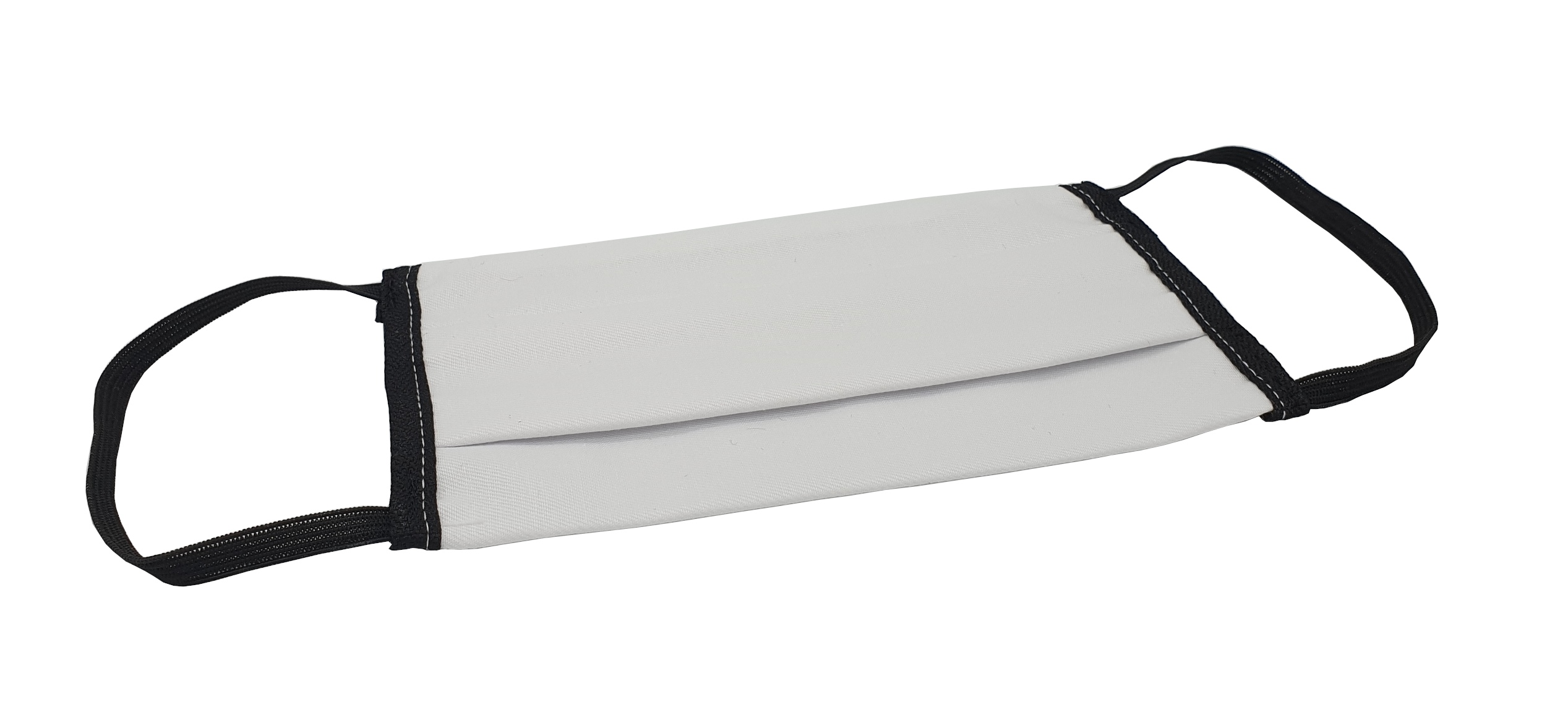 Mehrweg Mund-Nasen-Maske K1, 100% Baumwolle, 2-lagig, Vorderseite 2