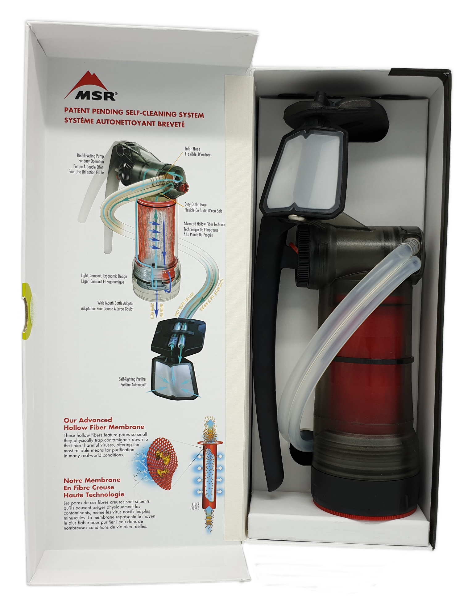 MSR Guardian Wasserfilter - Verpackung Offen