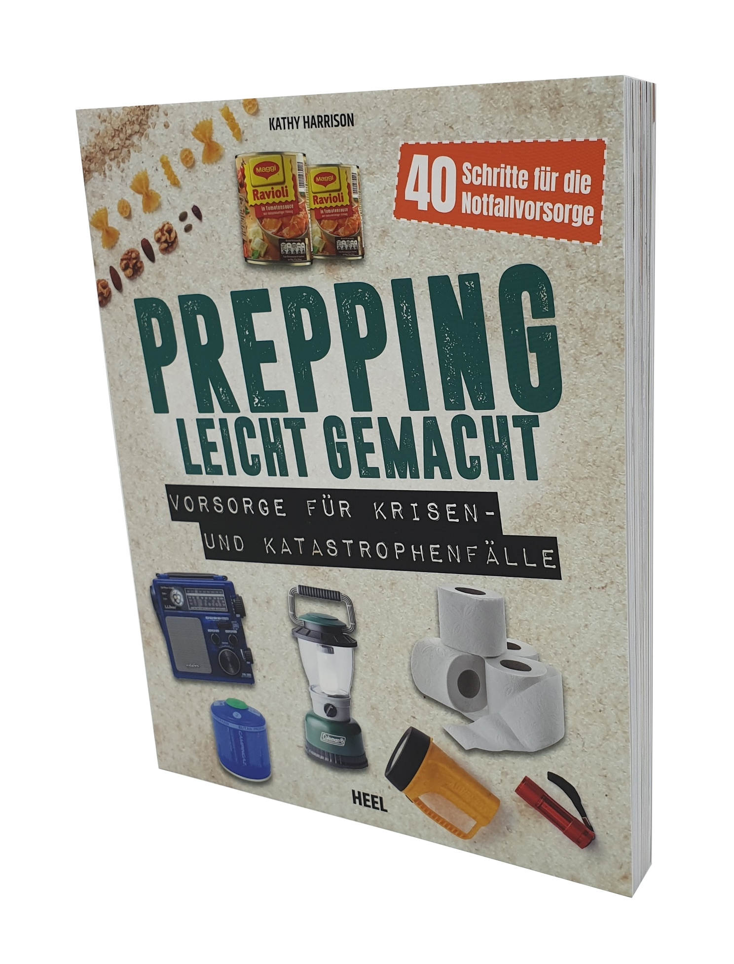 Prepping leicht gemacht - Vorsorge für Krisen- und Katastrophenfälle, Cover, schräg