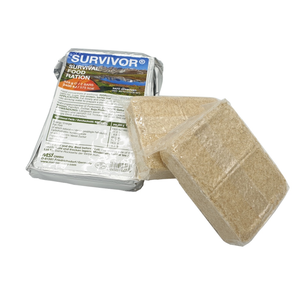 SURVIVOR Notration, 20 Jahre haltbar, Inhalt 2