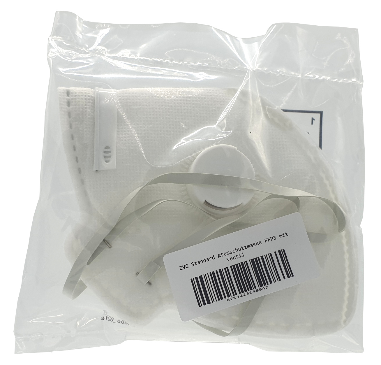 FFP3 NR Atemschutz, Maske mit Ventil, EN149:2001, Verpackung 2