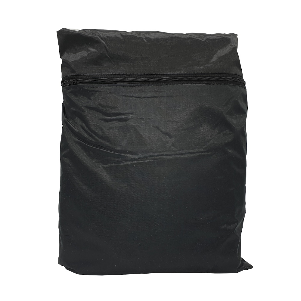 Regenanzug, 2-Teilig, schwarz, Verpackung Hinten