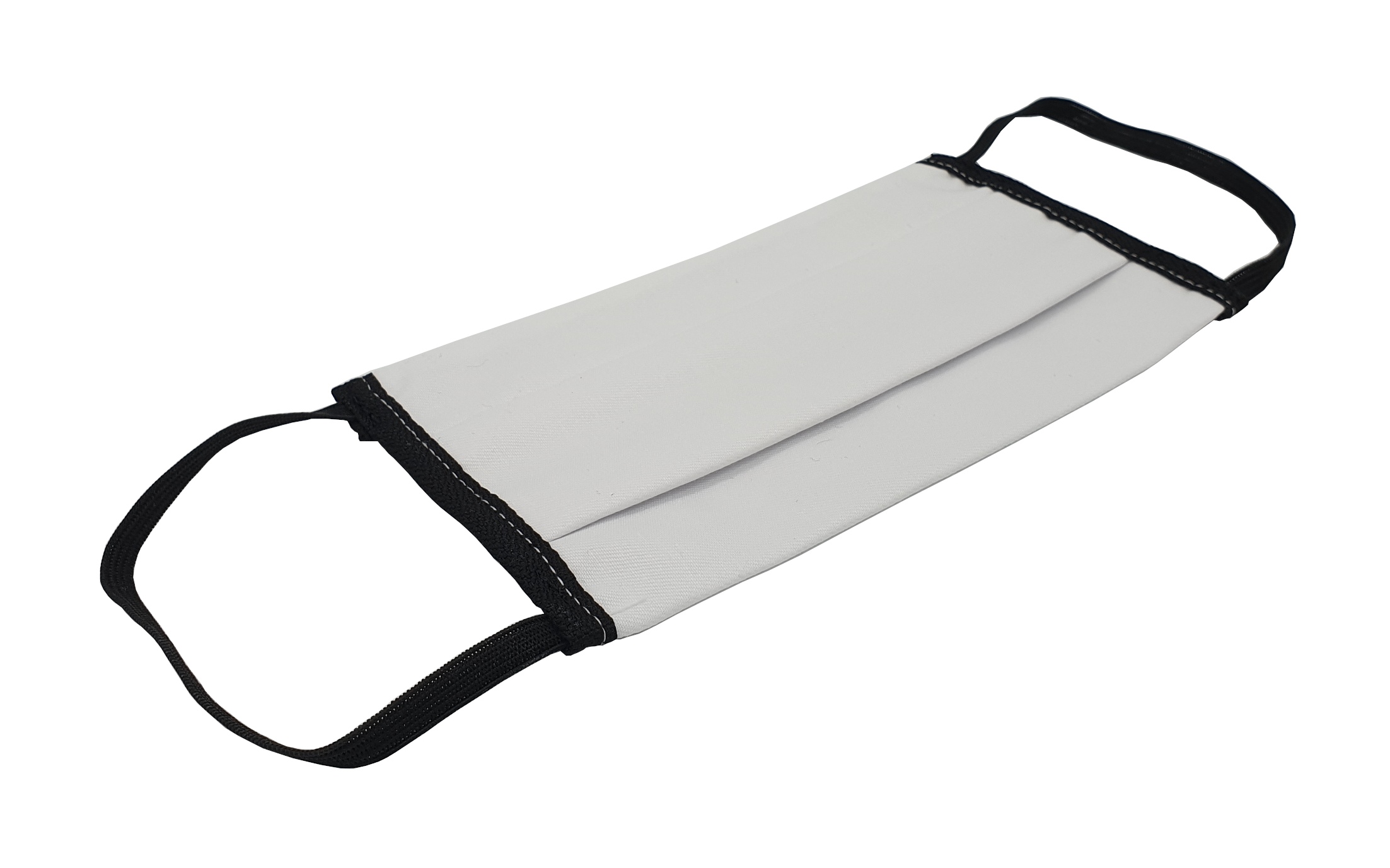 Mehrweg Mund-Nasen-Maske K1, 100% Baumwolle, 2-lagig, Vorderseite 1